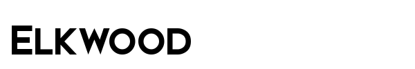 Elkwood font preview